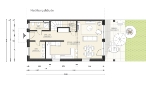Burgwedeler, Grundriss EG