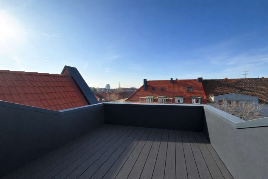 Dachterrasse - Über den Dächern der List