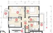 Grundriss - 2 Balkone, Tageslichtbad, energieeffizient