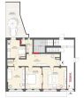 Grundriss - 3-Zimmer-Wohnung mit Garten