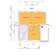 Grundriss, 3. OG links - Vermietete 2 Zi.-Whg mit großem Balkon